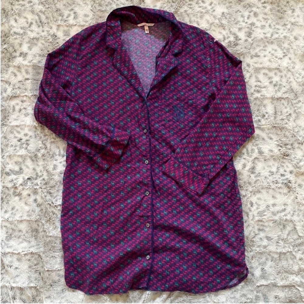 Victoria's Secret deer print sleep shirt